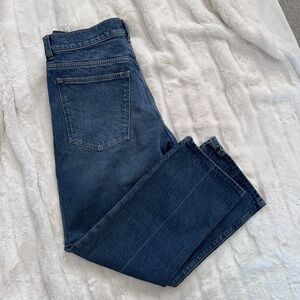 Madewell Longline Blue Straight Leg Jeans, 30P